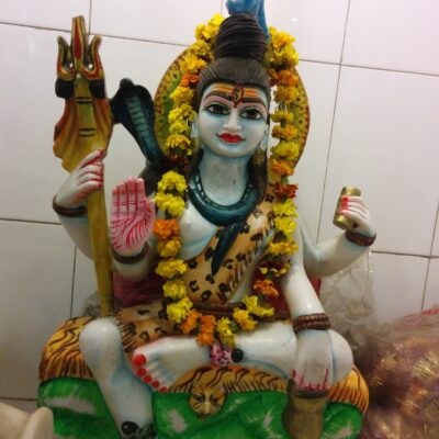 A shrine on the street in new Dehli